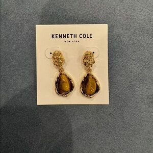 Kenneth Cole New York Tiger Eye Post Earrings